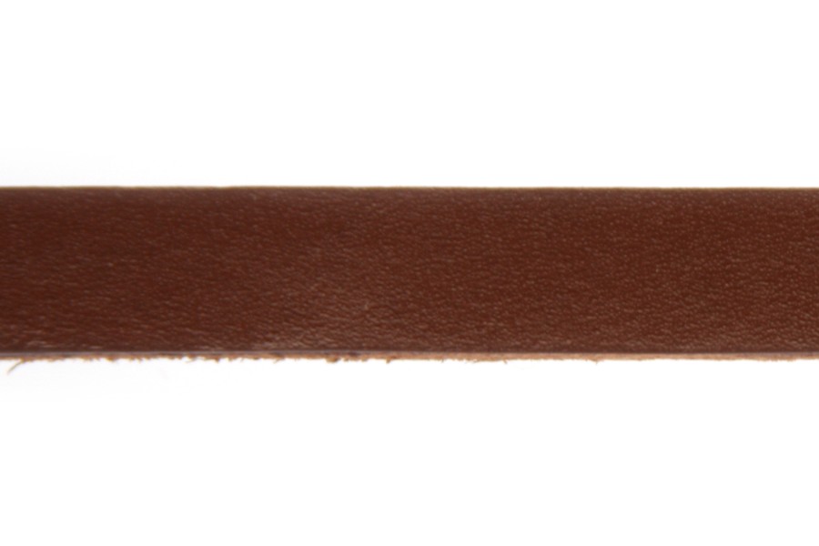 Leather for bracelet, 1 cm, 2,5 mm thick, Black, 1 m