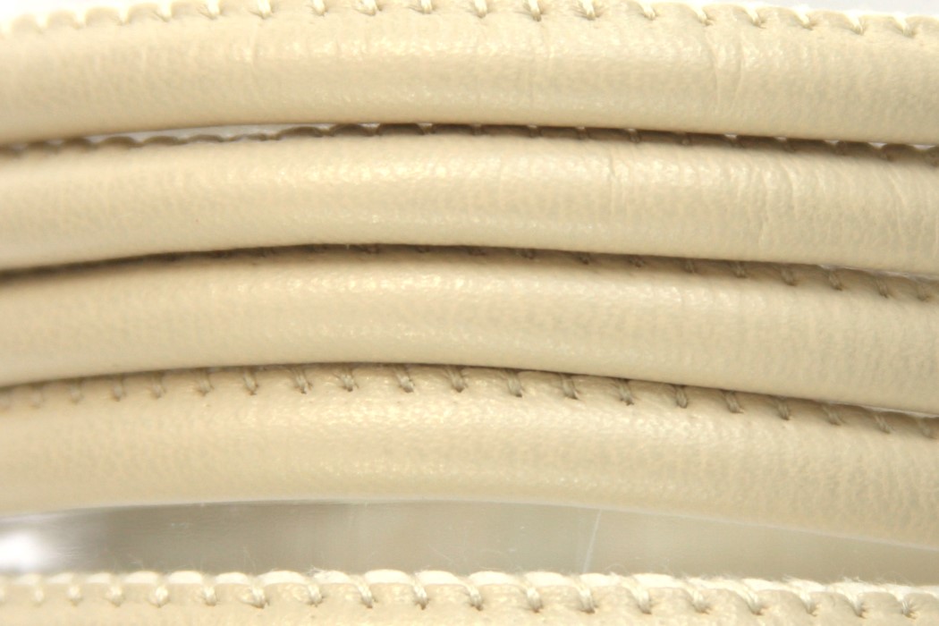 Eco Nappa leather,  4mm, Sand, 1 m