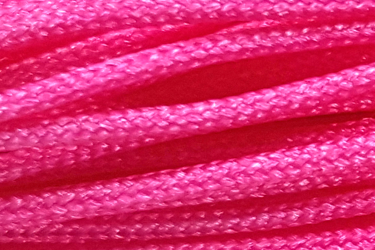 Macrame cord, nylon,  0,8mm, Fuchsia, 10 m