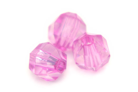 Acrylic Facetted bead, 12mm, Lila, 100 gr