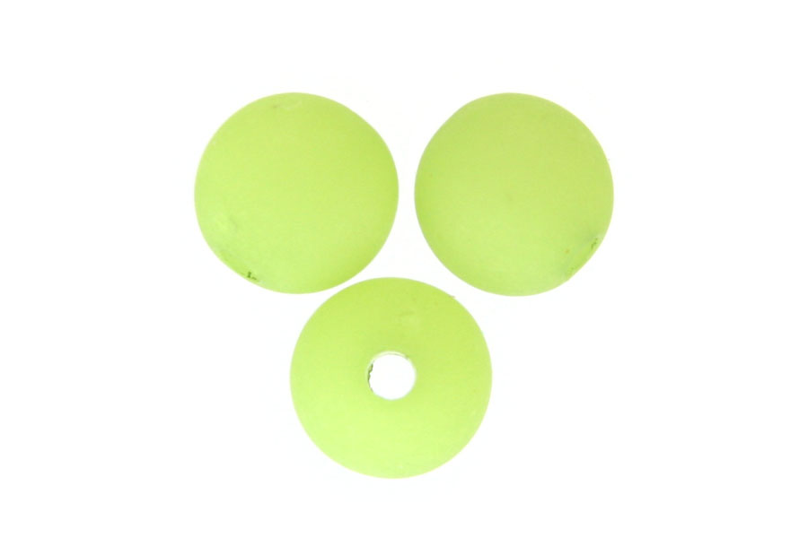 Round matte acrylic bead,  8mm, Green, 50 gr