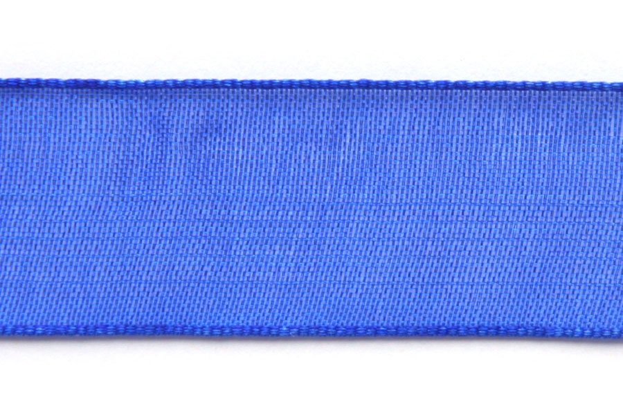 Organza lint, 25mm breed, Kobaltblauw, 5 m