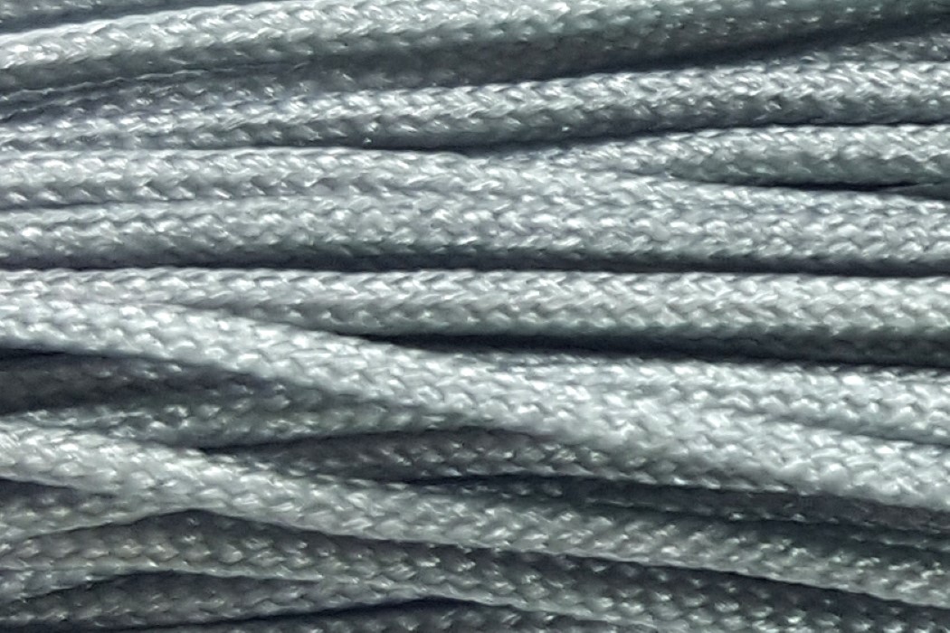Macrame cord, nylon,  0,8mm, Grey, 10 m
